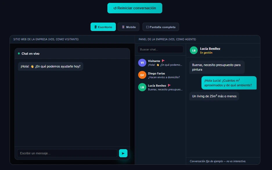imagen de la demo de aurell connect